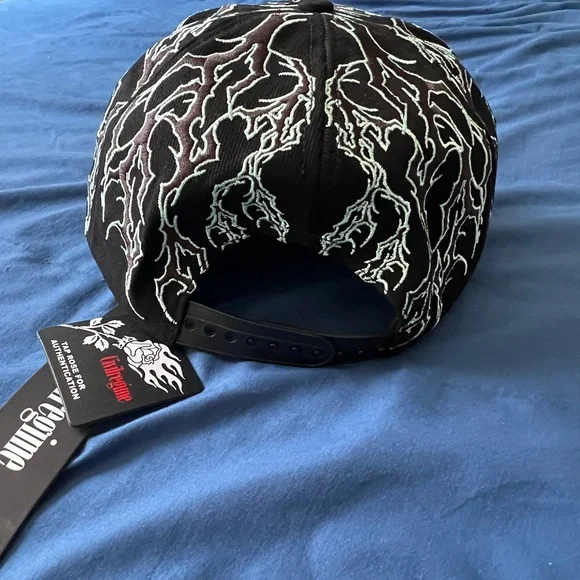 Civilregime Embroidered 'C 'Snapback Hat - Black & Mint - Picture 2 of 4